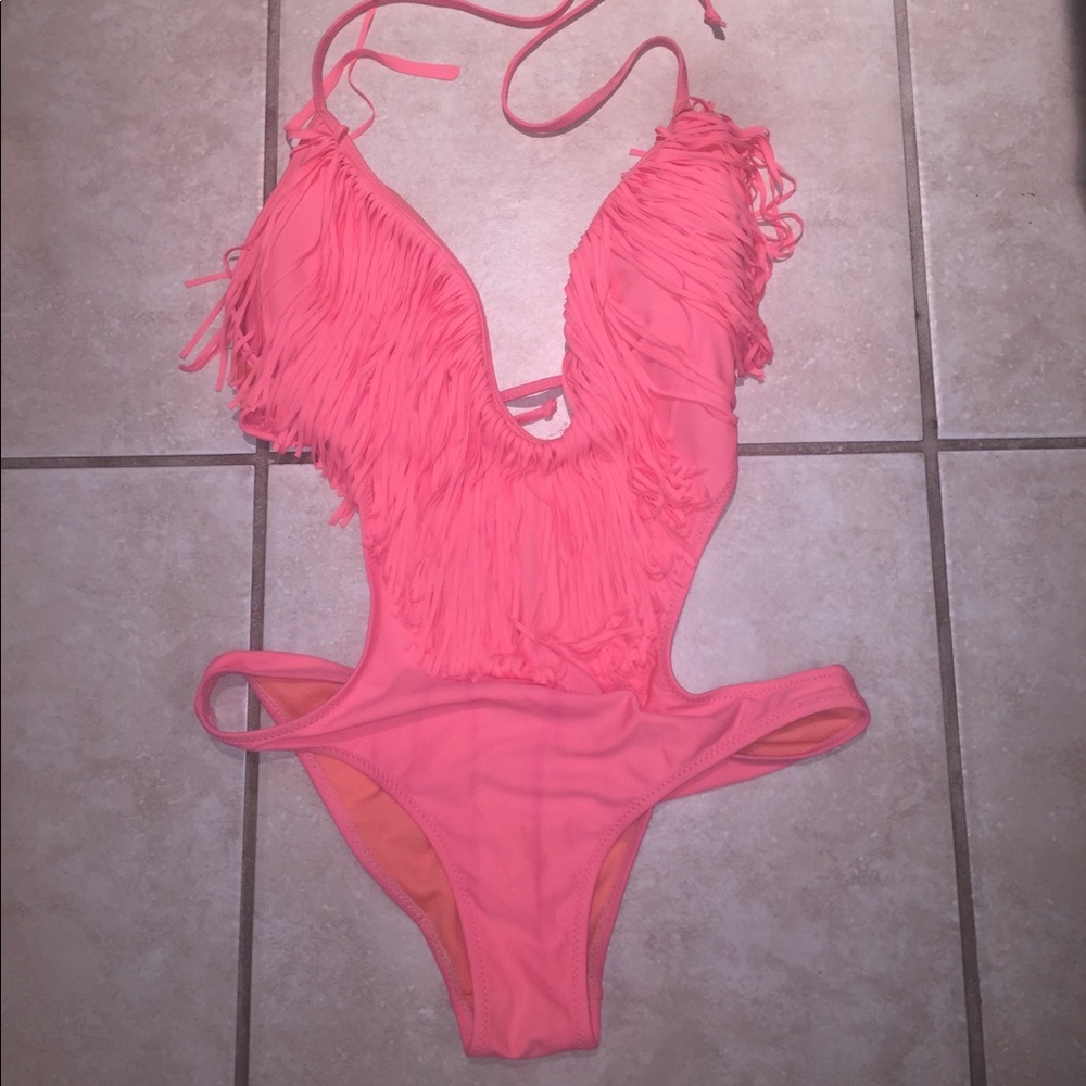 Faded Coral Blush Swimsuit